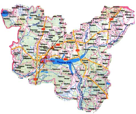 Карта дорог вилейского района